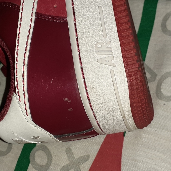 2007 Nike Valentines Day Air Force One Shoes 7.5 Vintage AF1 Low Valentine Red 1 - Picture 10 of 12